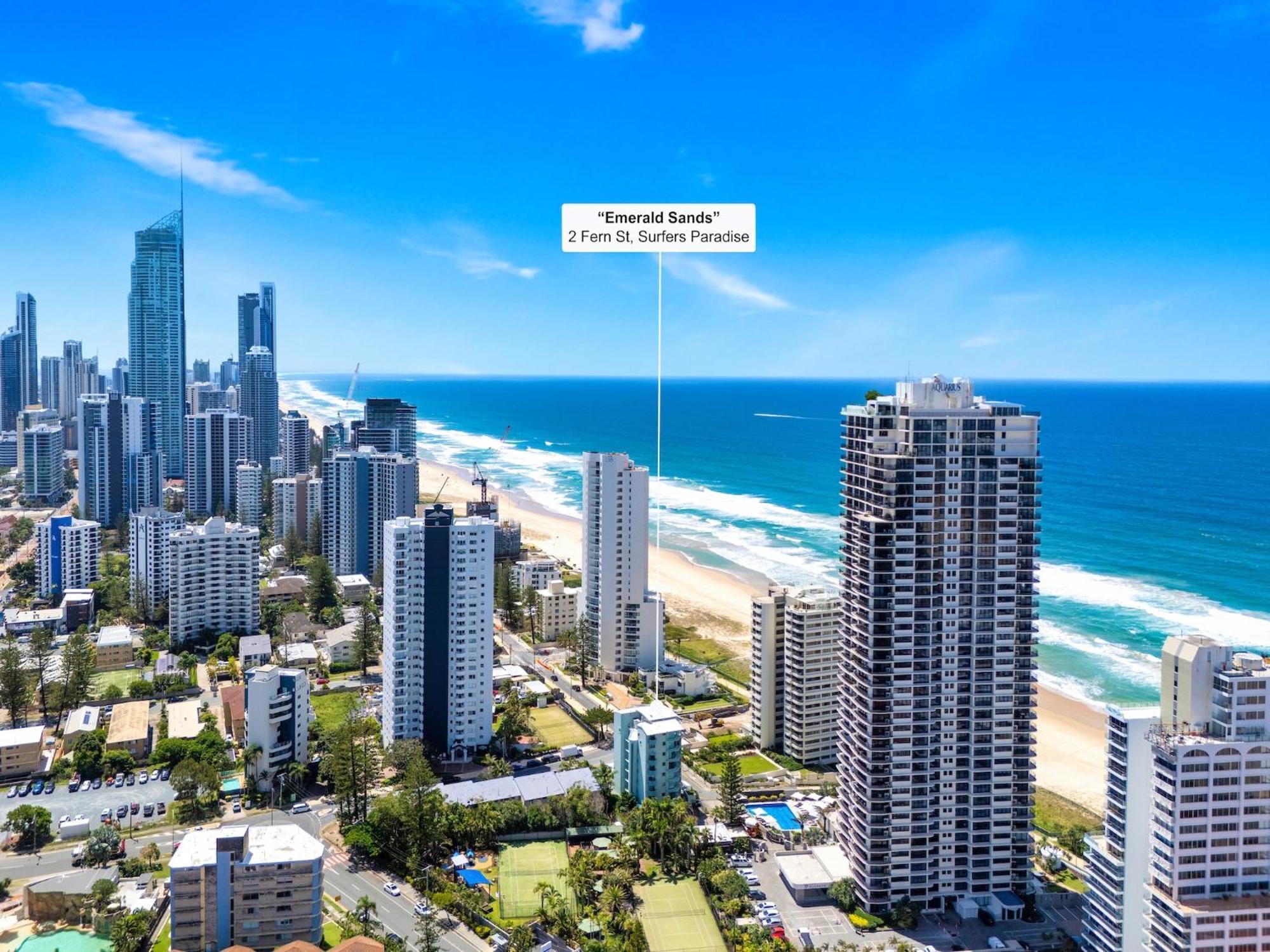 Emerald Sands Holiday Apartments Surfers Paradise Exterior foto